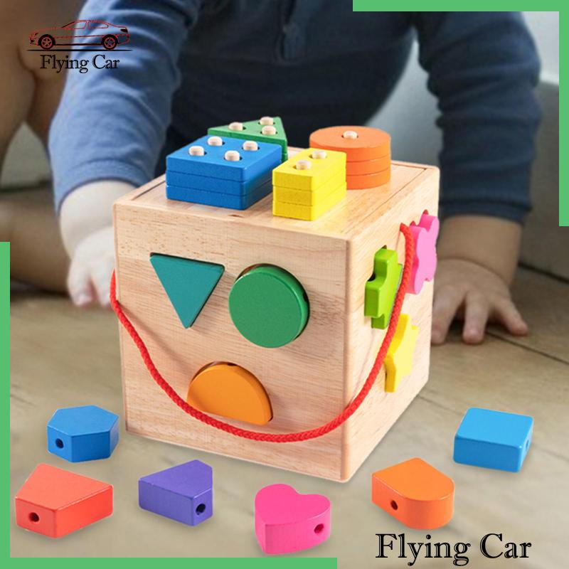 Hộp Đồ Chơi Lắp Ráp Bằng Gỗ Lzdjfmy2 Dành Cho Bé Mẫu Giáo 2-3 Tuổi