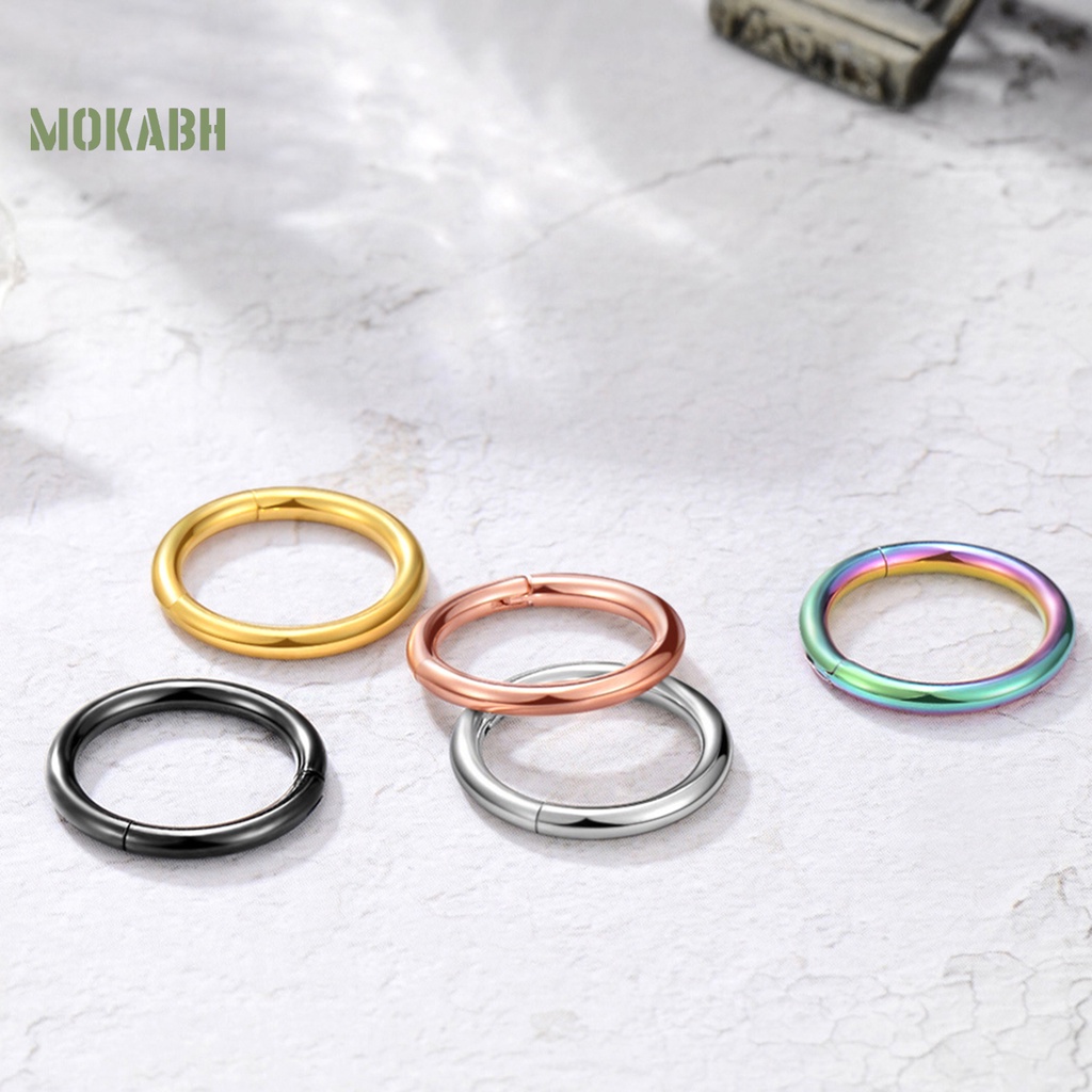 Khuyên Mũi / Môi Bằng Thép Không Gỉ Trang Trí Cá Tính