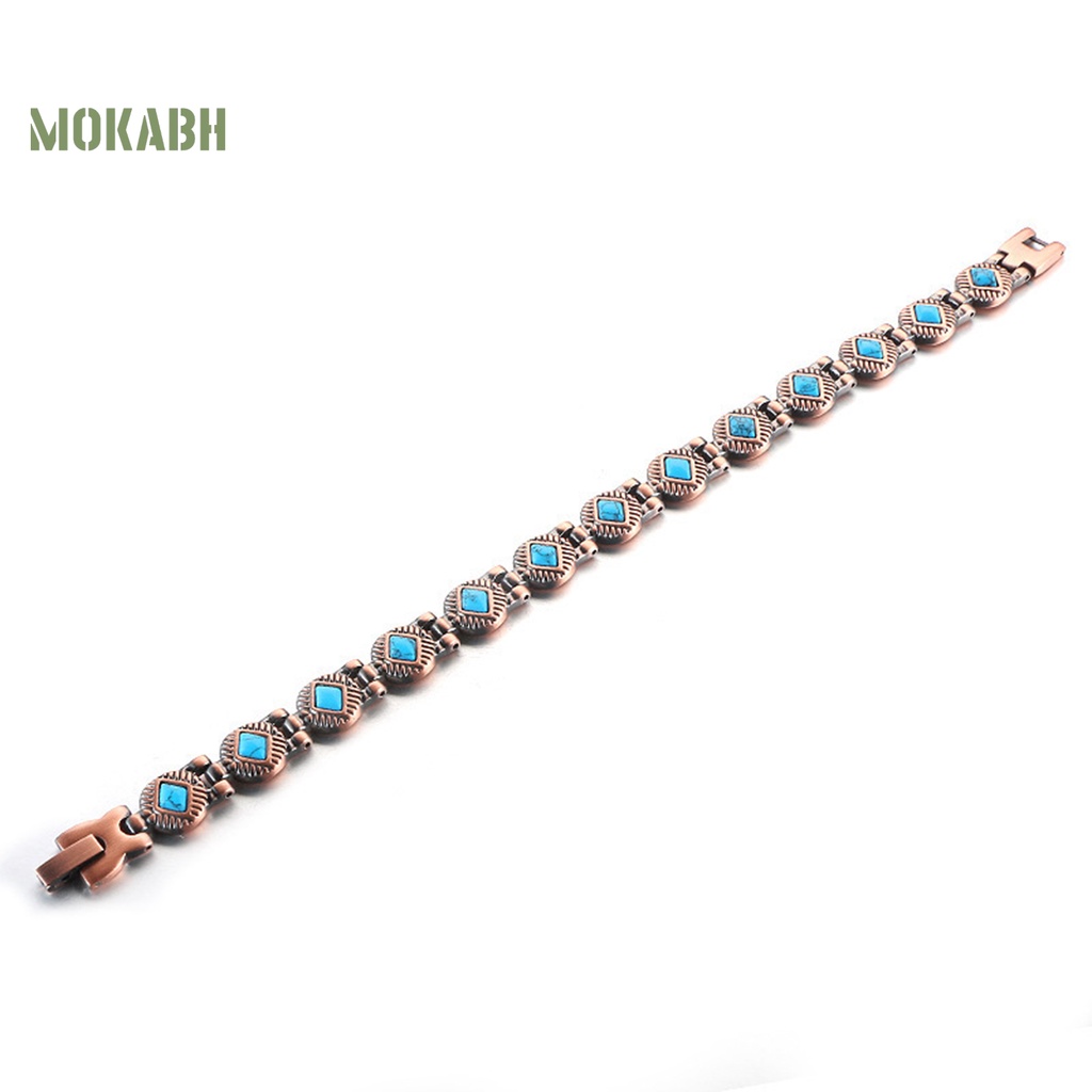 [Mới] Vòng Tay Yoga Phong Cách Retro Hình Thoi Mạ Điện Trang Trí Điều Chỉnh Được Trang Trí Liệu Pháp Sức Khỏe