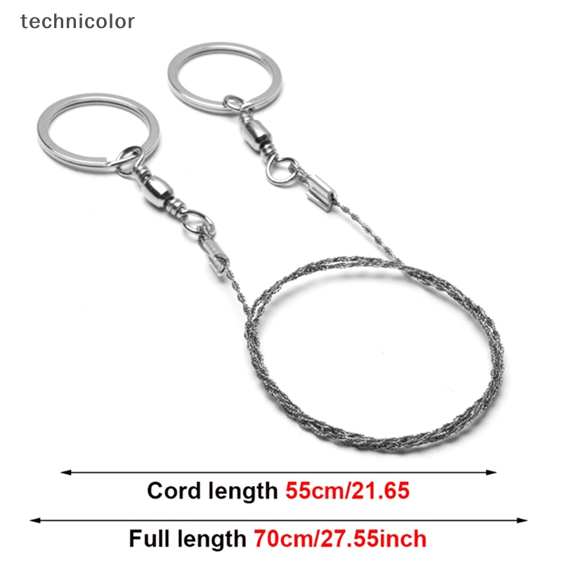 Cưa Dây Kỹ Thuật Gọn Nhẹ Với Tay Cầm Xoay Được Bền Bỉ Dùng Khi Đi Cắm Trại / Đi Bộ Đường Dài