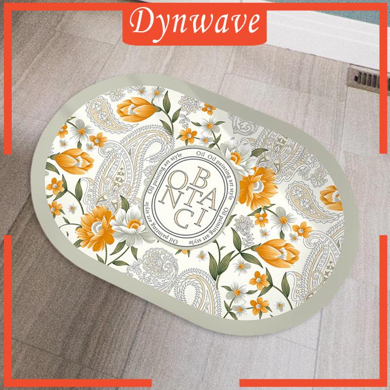 Thảm Lót Sàn Nhà Tắm Chống Trượt Hình Oval Thấm Hút Nước