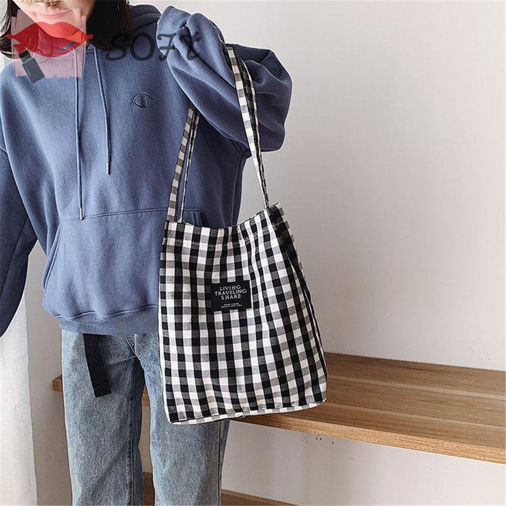 Túi Đeo Vai Bằng Vải Canvas Thời Trang Dành Cho Nữ