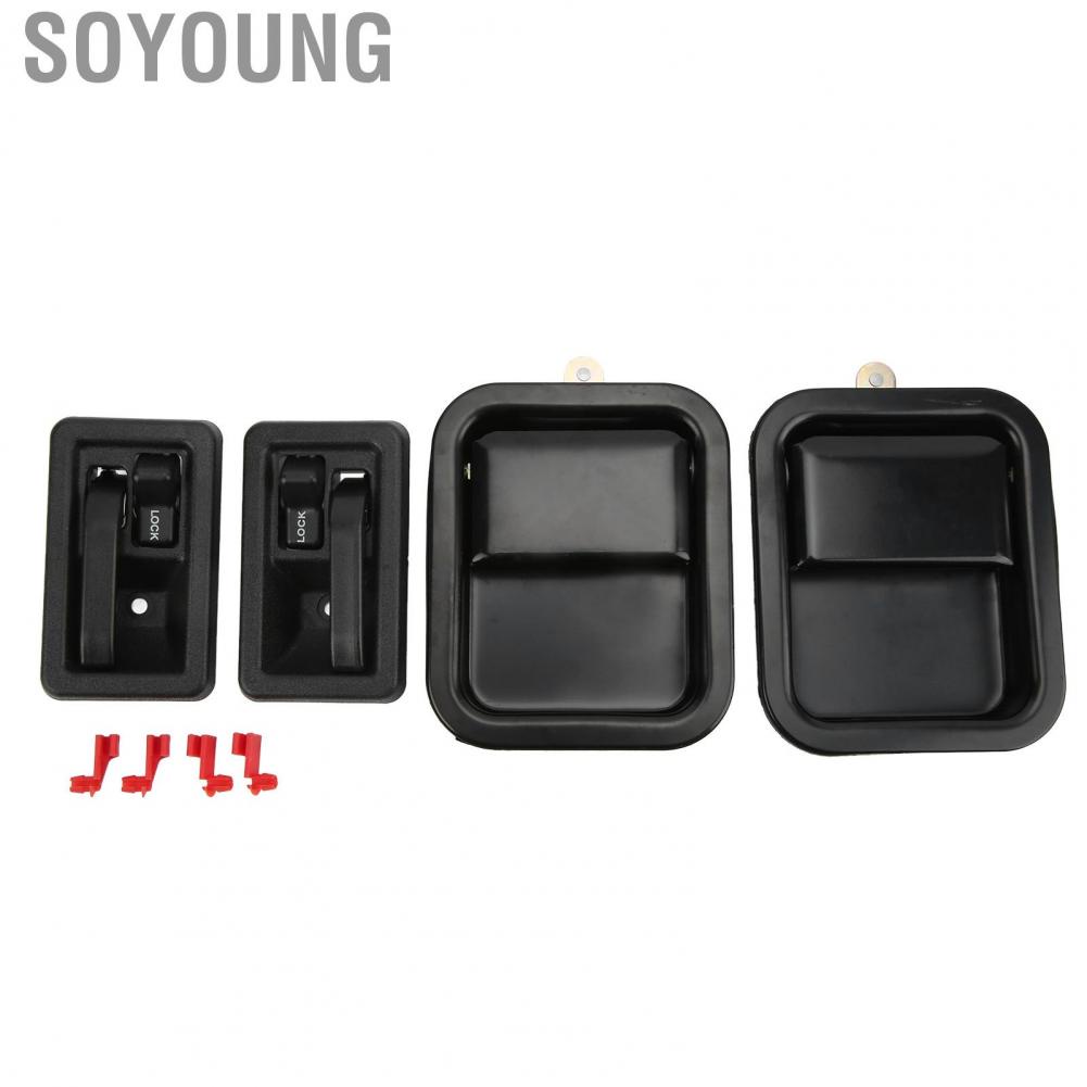 Soyoung Exterior Interior Door Handles CH1352106 Black  Fading  Aluminum Alloy for Car