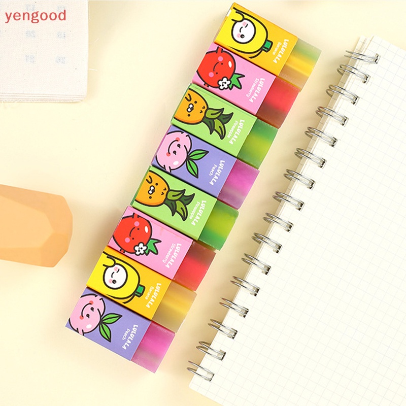 (YGD) Gôm Tẩy Bút Chì Hình Trái Cây Ngẫu Nhiên Dễ Thương