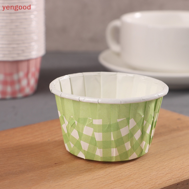 Set 50 Cốc Giấy Đựng Bánh Cupcake Muffin Xinh Xắn Tiện Dụng