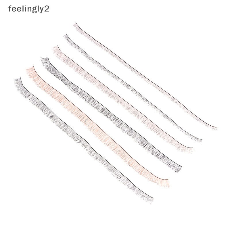 Set 5 Lông Mi Giả Màu Đen / Nâu Dành Cho Búp Bê DIY