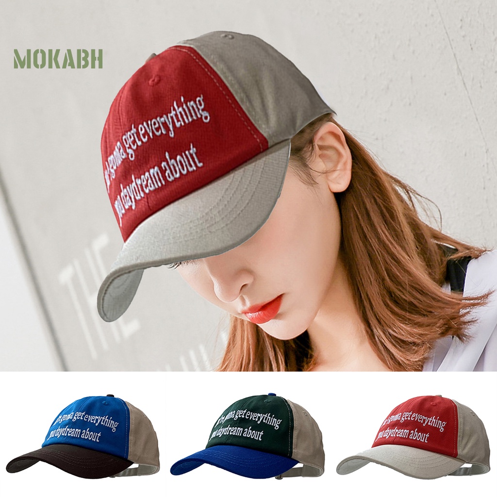 Mũ Lưỡi Trai Có Khóa Điều Chỉnh Được In Chữ Phong Cách Hiphop Thời Trang Cho Nữ