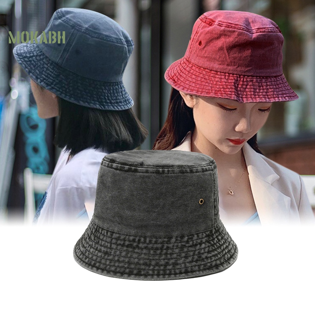 Nón Tai Bèo Chống Tia UV Mềm Mại Màu Trơn Phong Cách Vintage Dành Cho Nam Và Nữ