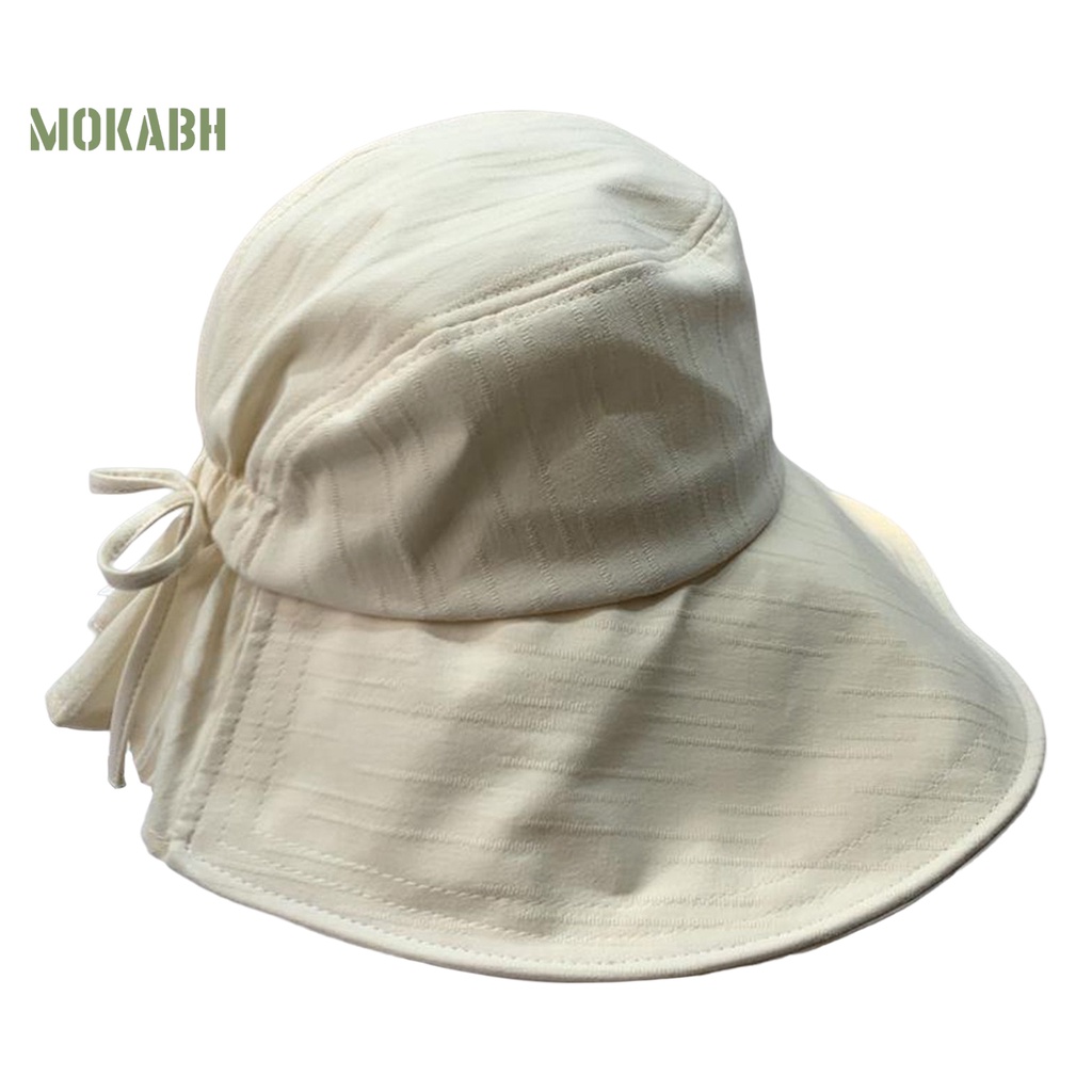 Nón Tai Bèo Chống Tia UV Có Dây Rút Tùy Chỉnh Phong Cách Nhật Bản Cho Nữ