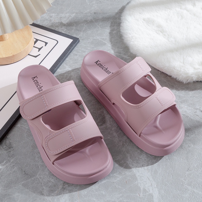 FEIJIANU Dép Nữ giày sandal nữ dép đế cao đi biển Thoải Mái Xinh Xắn lx060312