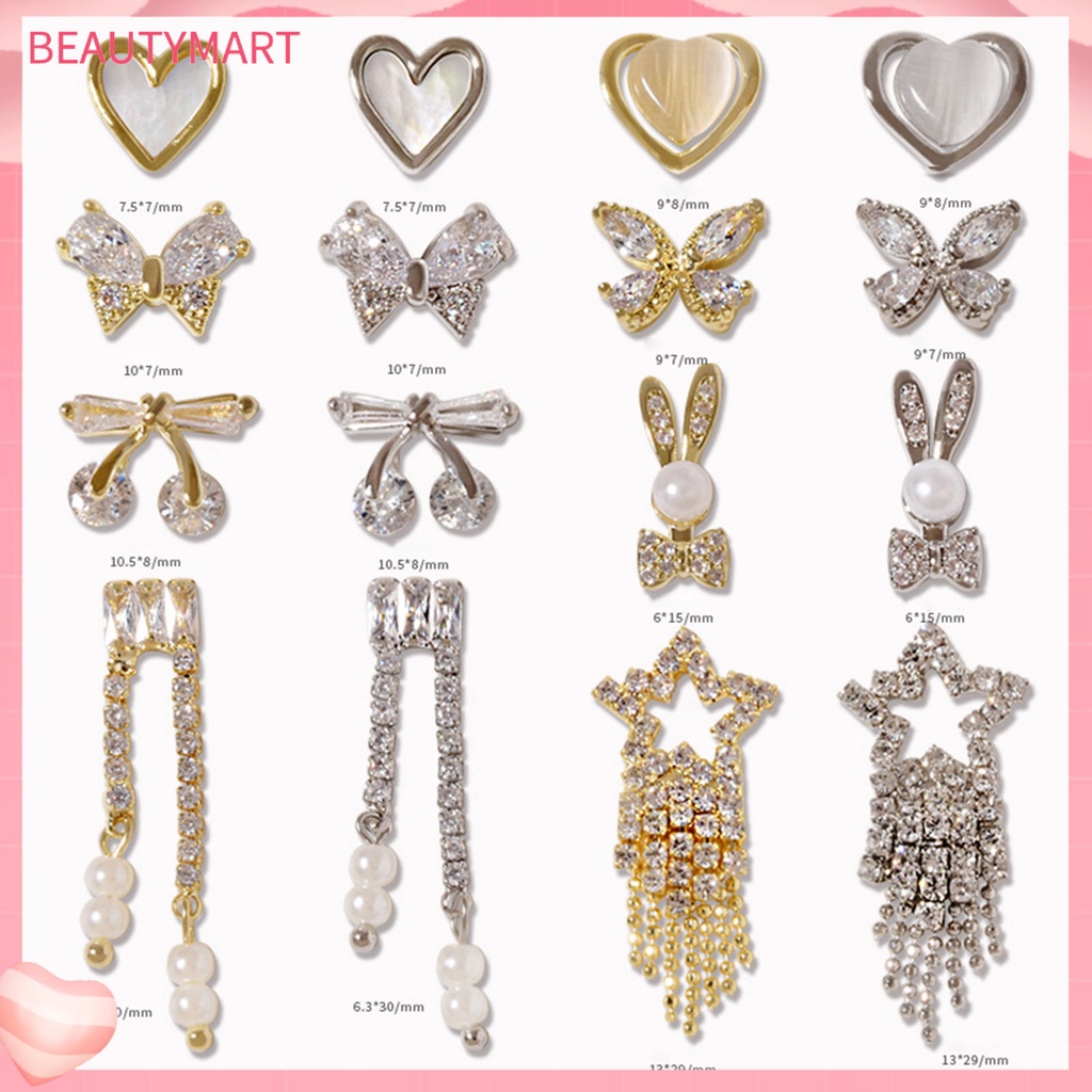 Dây Chuỗi Tua Rua Đính Đá 3D Không Phai Màu Trang Trí Móng Tay