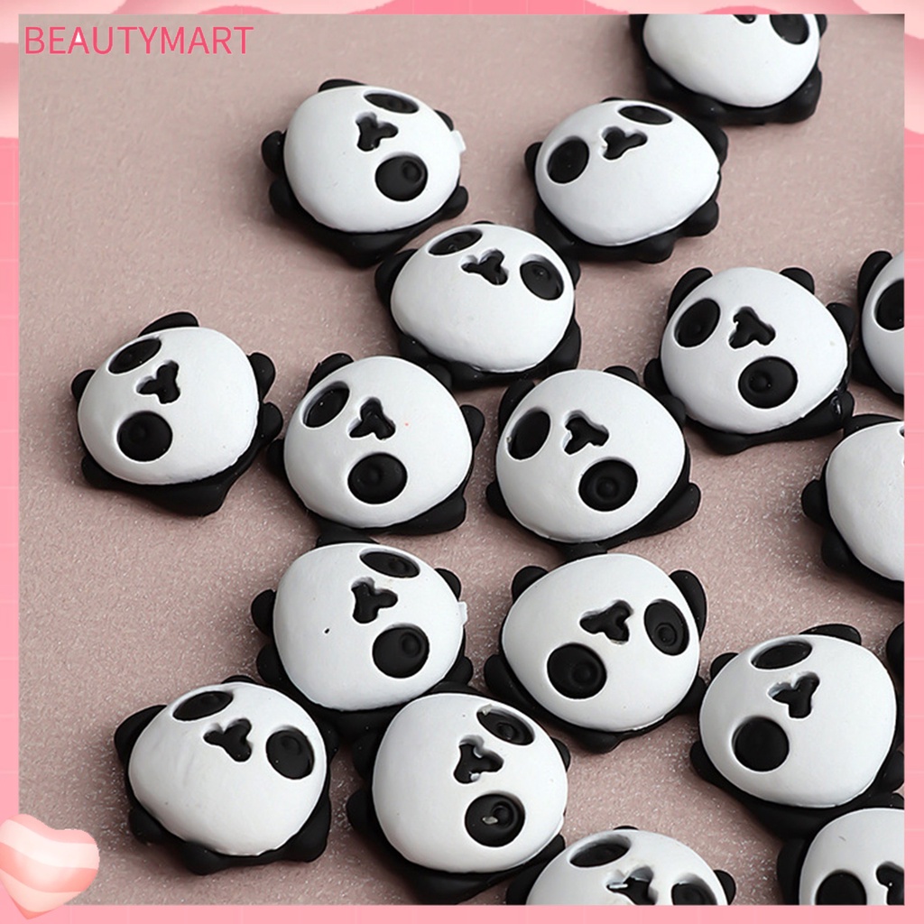 Bộ 5 Phụ Kiện Trang Trí Móng Tay Hình Gấu Trúc Hoạt Hình DIY