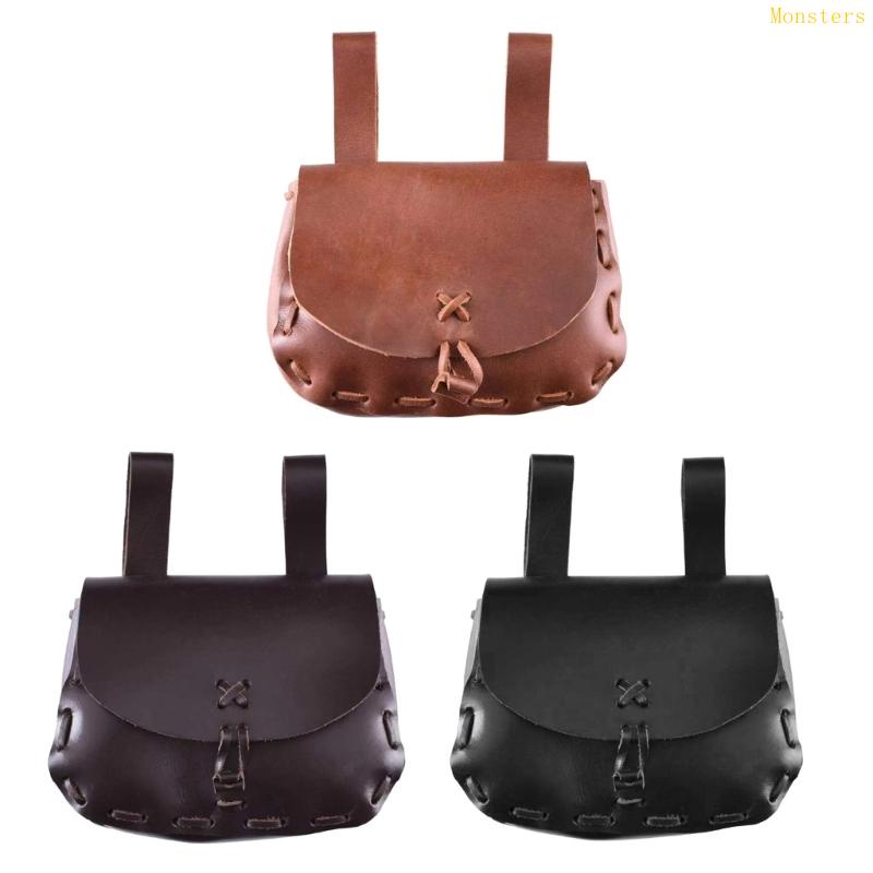 Túi Đeo Hông Bằng Da PU Dập Nổi Họa Tiết Phong Cách Trung Cổ