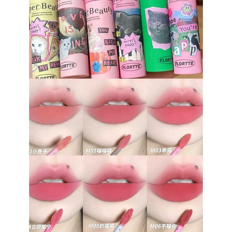 Son Kem Lì Meilia Thiết Kế Vỏ Son Hình Bánh Kem Xinh Xắn