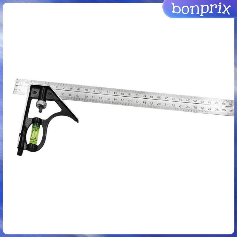 Thước Đo Góc Vuông 300mm Bằng Kim Loại Có Thể Điều Chỉnh