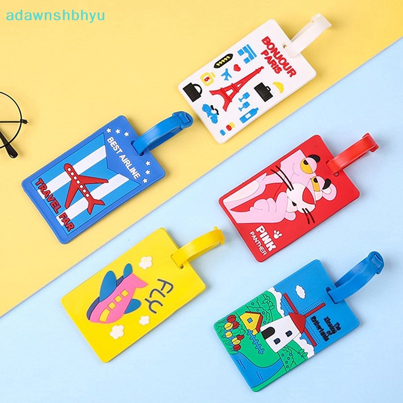 Thẻ ID Hành Lý Bằng Silicon PVC Mềm Họa Tiết Hoạt Hình Sáng Tạo