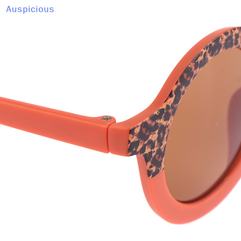 Kính Mát Tròng Đôi In Họa Tiết Da Báo Phong Cách Vintage Dễ Thương Cho Bé