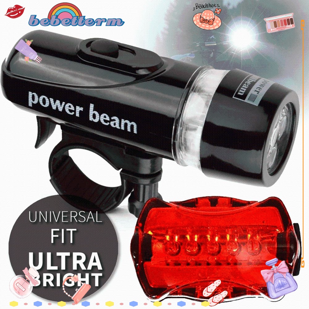 Bộ Đèn Pin Cảnh Báo An Toàn Độ Sâu Cao Chuyên Dụng Cho Xe Đạp