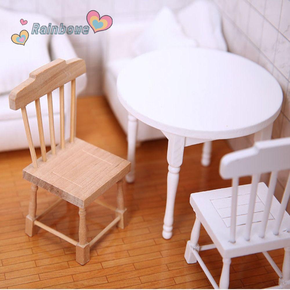 Bàn Cầu Vồng Chất Lượng Cao Trang Trí Nhà Búp Bê Tỉ Lệ 1 / 12