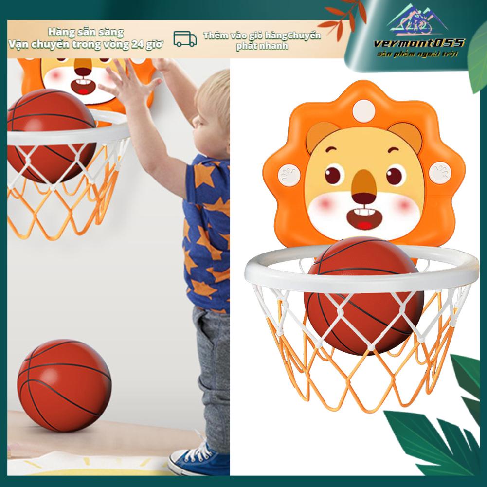 Vermont055 709H Trẻ Em Treo Bảng Bóng Rổ Đục Lỗ Giá Đỡ Bé Trai Đồ Chơi Mẫu Giáo Thể Thao Trong Nhà Nhỏ
