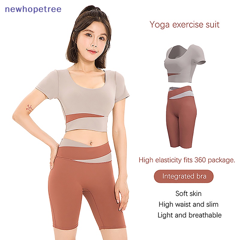 Bộ Đồ Tập Thể Thao Lưng Cao Không Đường May Thời Trang Cho Nữ