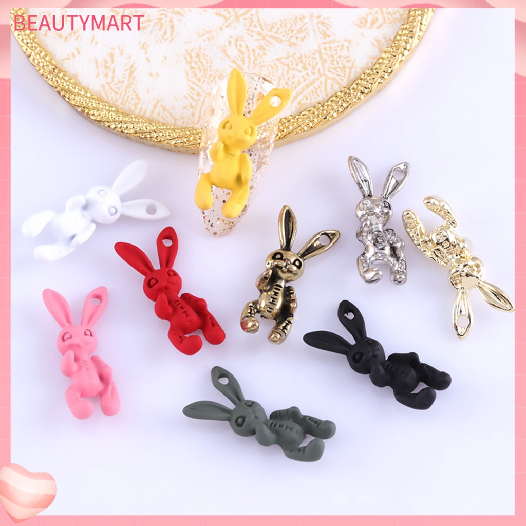 Set 10 Phụ Kiện Trang Trí Móng Tay Nghệ Thuật Tạo Hiệu Ứng 3D Bằng Hợp Kim Kẽm Không Phai Màu Sắc Phong Cách Halloween