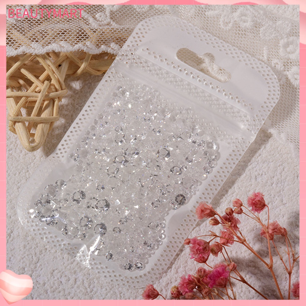 Set 3 Gói Hạt Đá Mini 30g Trang Trí Móng Tay Dễ Dàng Tháo Gỡ
