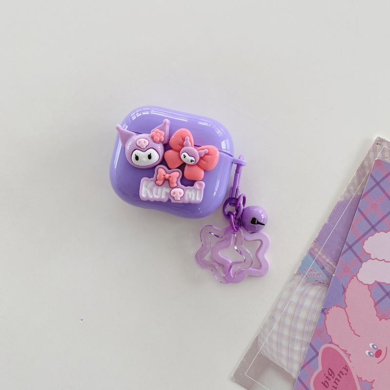 Vỏ Bảo Vệ Hộp Sạc Tai nghe không dây AirPods 1 2 3 4 Pro inPods i12 Mềm Chống Sốc Hình Ngôi Sao Hoạt Hình Dễ