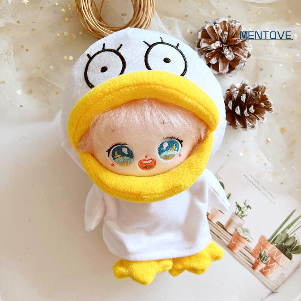 Bộ Đồ Ngủ Họa Tiết Vịt Hoạt Hình Dễ Thương 20cm Dành Cho Búp Bê