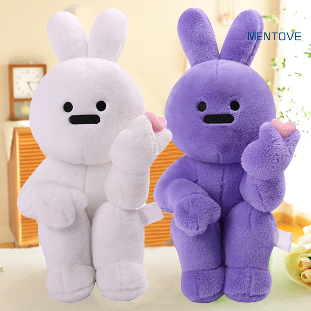 Thỏ Nhồi Bông 28cm Bằng Cotton Mềm Mại Dễ Thương Trang Trí Nhà Cửa