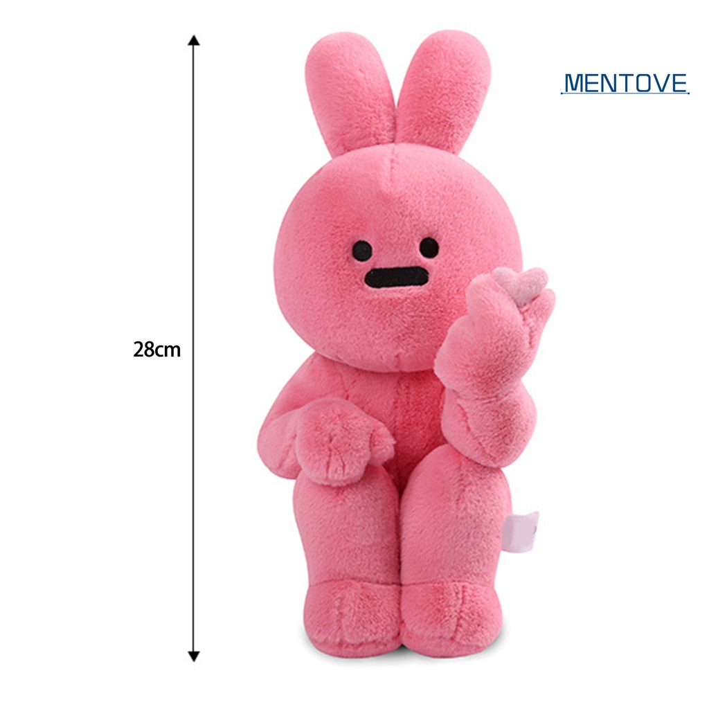 Thỏ Nhồi Bông 28cm Bằng Cotton Mềm Mại Dễ Thương Trang Trí Nhà Cửa