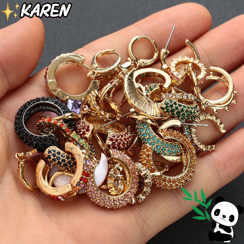 Khuyên Tai Không Xỏ Lỗ Đính Đá CZ