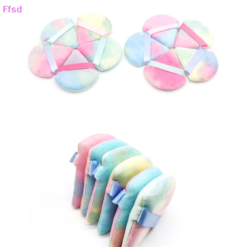 {Ffsd} Set 3 Mút Trang Điểm Hình Tam Giác Bằng Cotton Mềm Mại