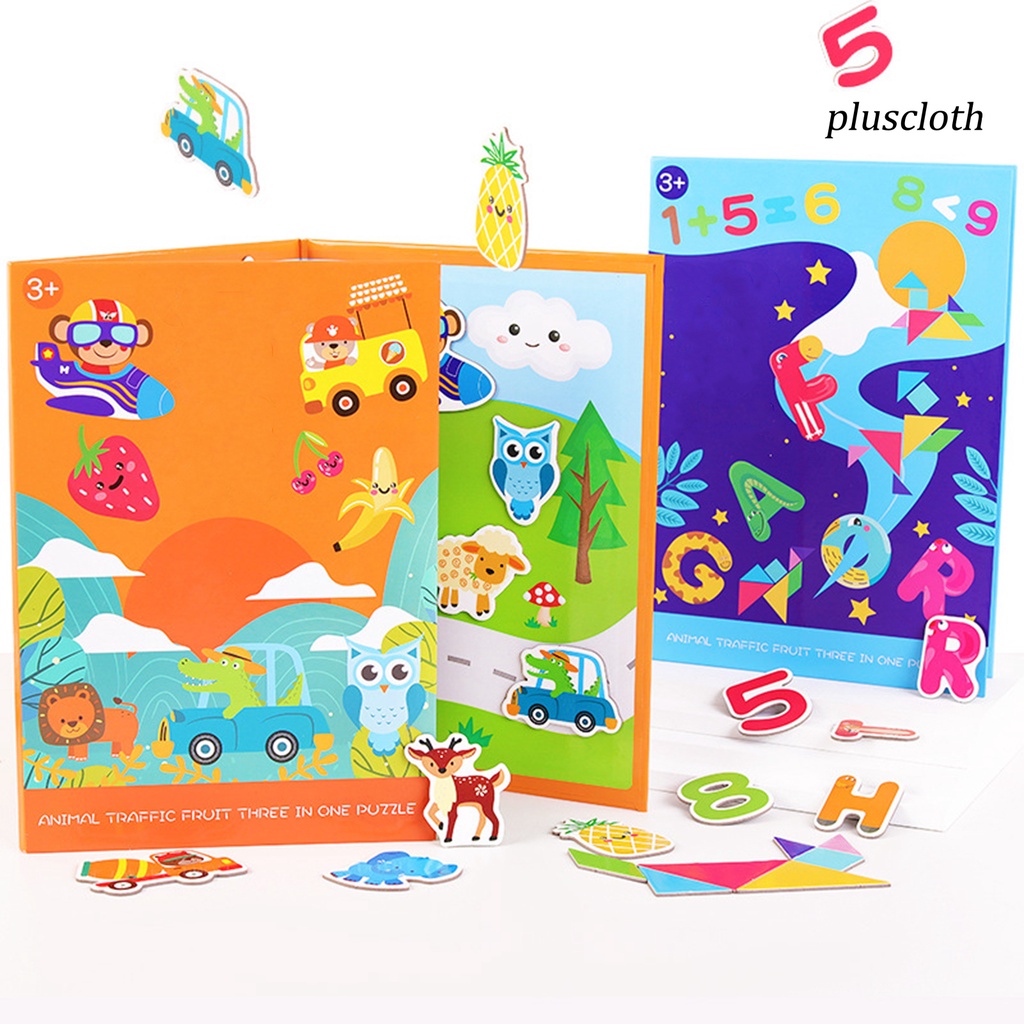 1 Bộ Đồ Chơi Xếp Hình 3D Màu Sáng Họa Tiết Hoạt Hình Dành Cho Ba Mẹ Và Bé