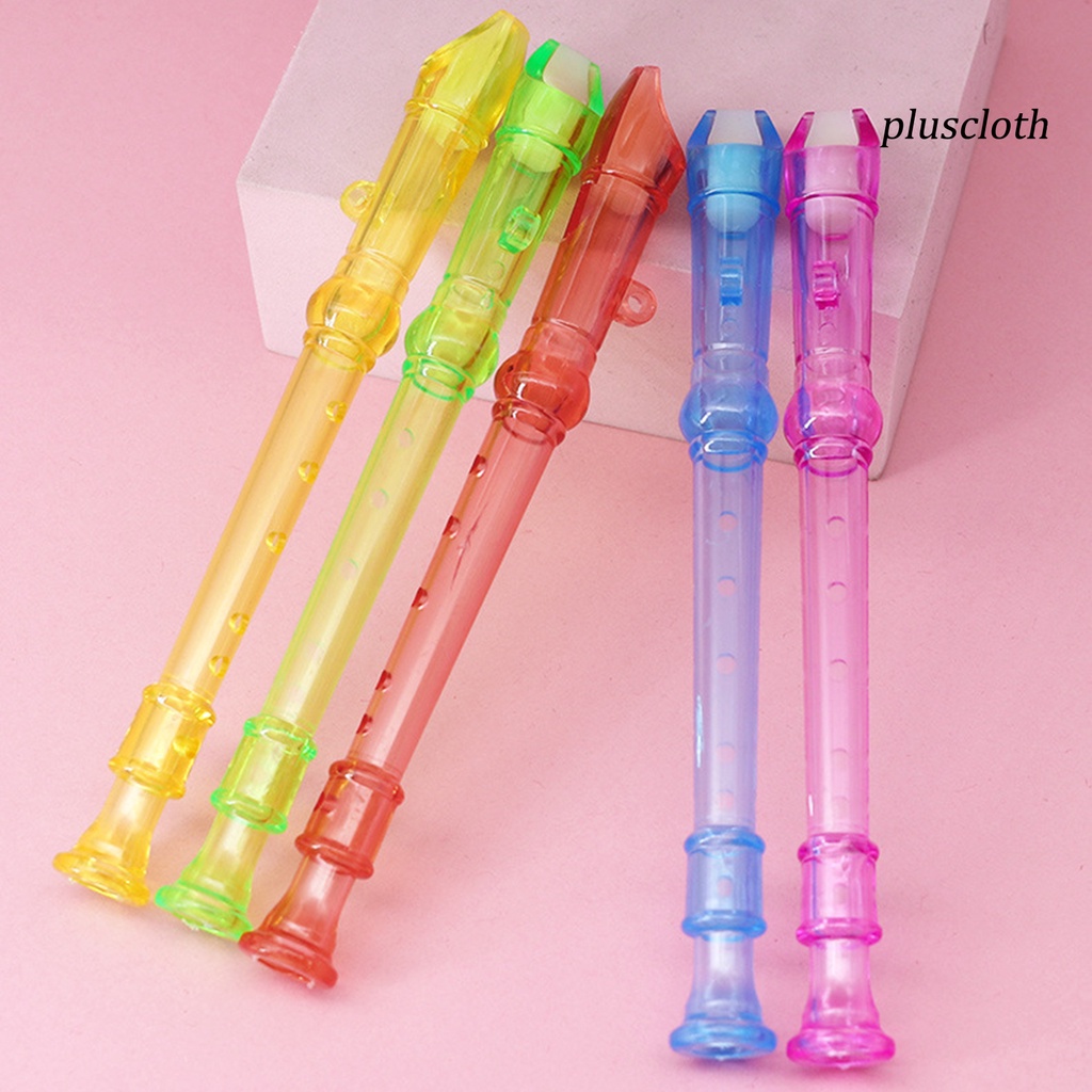 Set 5 Kèn Clarinet Mini 6 Lỗ Bằng ABS Trong Suốt Thân Thiện Với Môi Trường Không Cần Khoan Tay Cho Bé