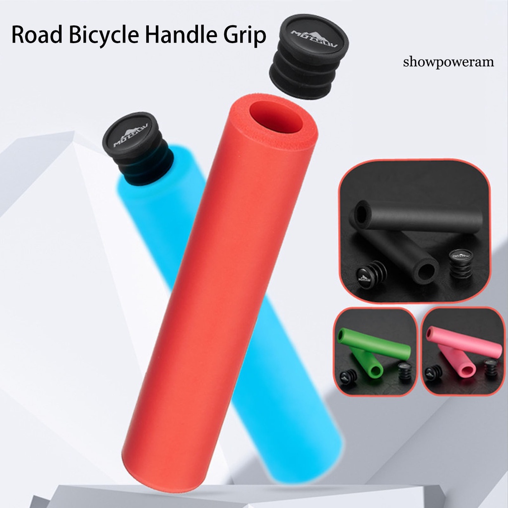 Cặp Vỏ Bọc Tay Lái Xe Đạp Leo Núi Bằng Silicone Chống Trượt SP-1