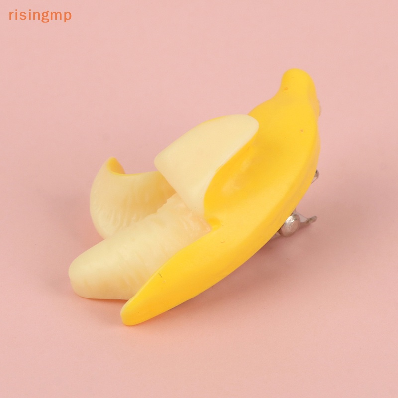 Set 2 Kẹp Tóc Hình Quả Chuối Sáng Tạo Cho Nữ