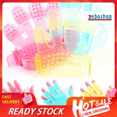 Găng Tay Mát Xa Hình Bàn Tay Dùng Tắm Cho Thú Cưng