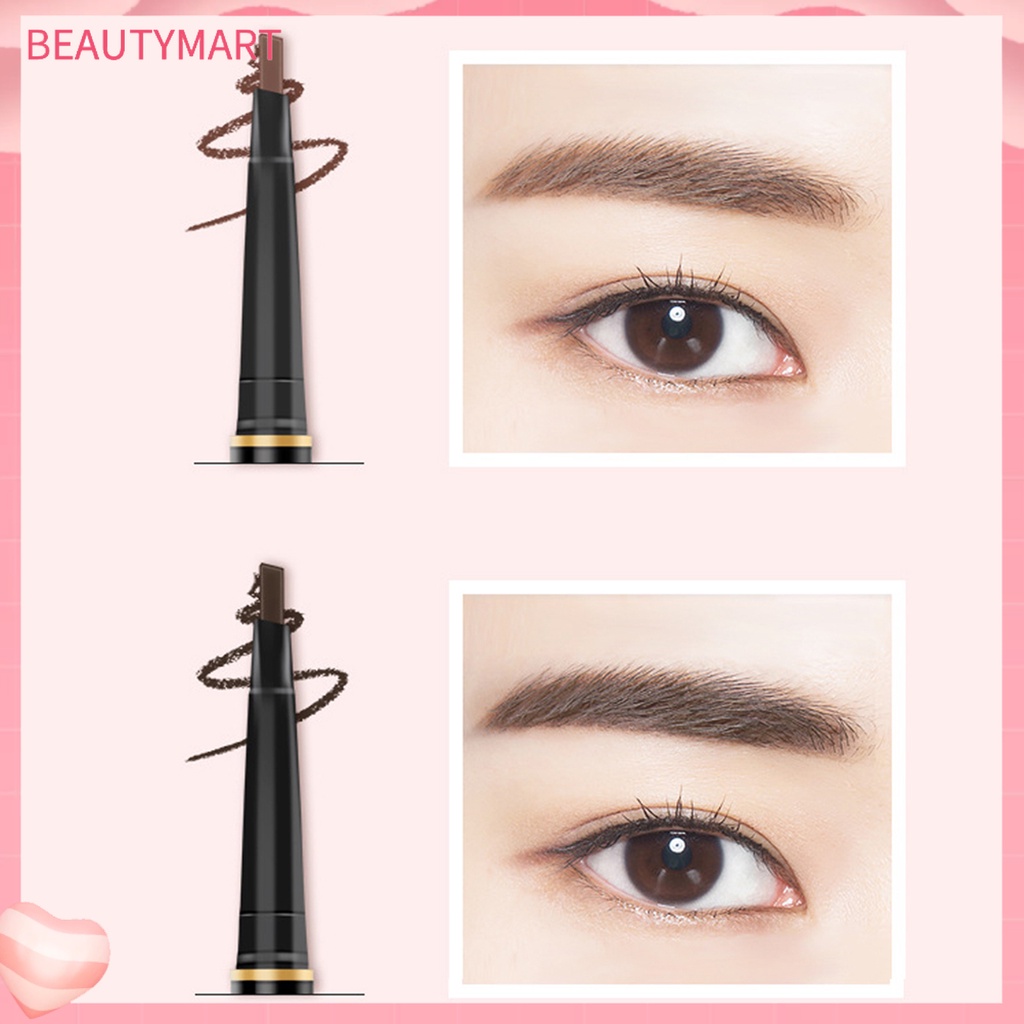 Bút Kẻ Lông Mày Thiết Kế Hai Đầu Xoay Tự Động Chống Thấm Nước