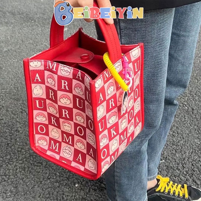 Beibeiyin Túi Xách Dạng Treo Hình Quả Cherry Hoạt Hình Dễ Thương Dùng Đi Cắm Trại Dã Ngoại