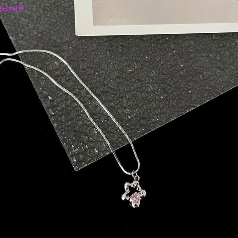 Vòng cổ Mặt Hình Ngôi Sao / Trái Tim Đính Đá Zircon Thời Trang Cho Nữ Mới