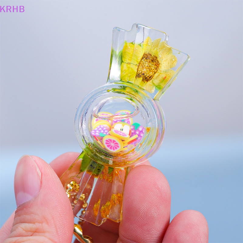 Khuôn Silicon Trong Suốt Dạng Cát Chảy Dùng Để Làm Móc Khóa DIY Mới