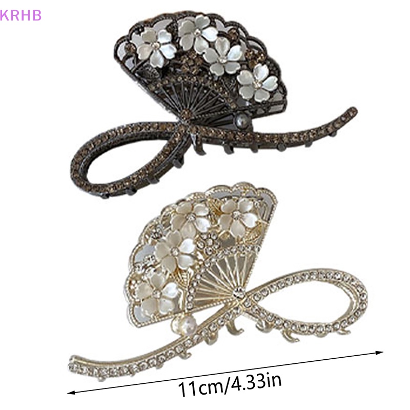 Kẹp Tóc Hình Cá Mập Đính Đá Phong Cách Vintage Dành Cho Nữ Mới