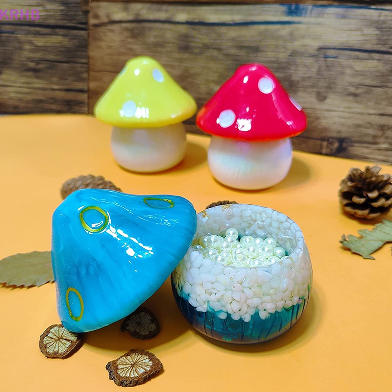 Khuôn Silicon Hình Lọ Nấm Đa Năng Dùng Làm Mô Hình Lọ Hoa DIY Mới