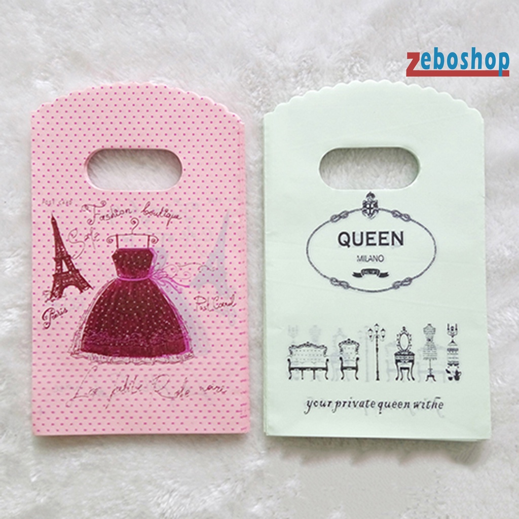 Set 50 Túi Đựng Kẹo Nhỏ Gọn In Họa Tiết Hoạt Hình Nhiều Màu Sắc