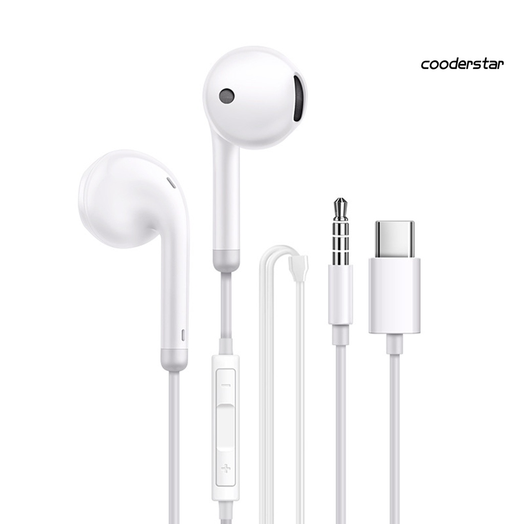(Coood) Tai Nghe Có Dây Âm Thanh Nổi Với Giắc Cắm 3.5mm / Type-C Độ Trung Thực Cao Thoải Mái Cho Gia Đình