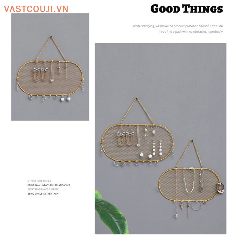 Vastji Giá Sắt Treo Chìa Khóa Trưng Bày Trang Sức Gắn Tường Sang Trọng Nhẹ Nhàng Phong Cách Bắc Âu