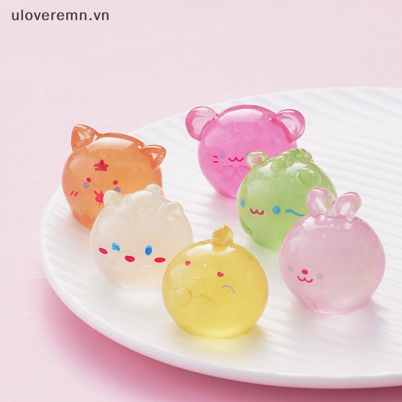 Mô Hình Đồ Chơi Hoạt Hình Mini Bằng Nhựa Resin Phát Sáng Diy