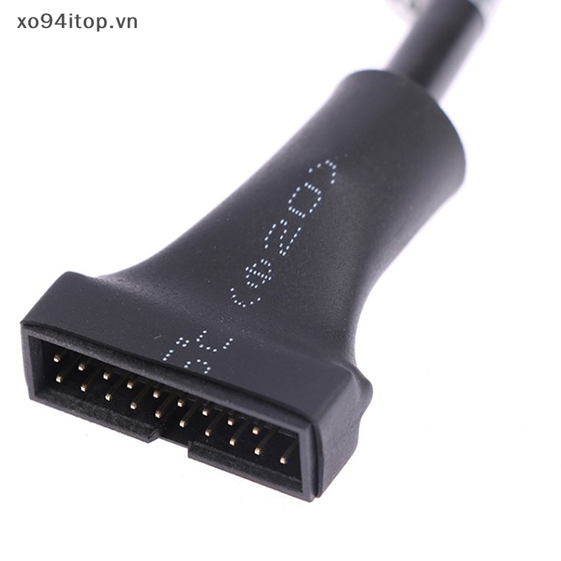 Dây Cáp Nối Bo Mạch Chủ 20 Pin USB 3.0 Female Sang USB 2.0 Male VN