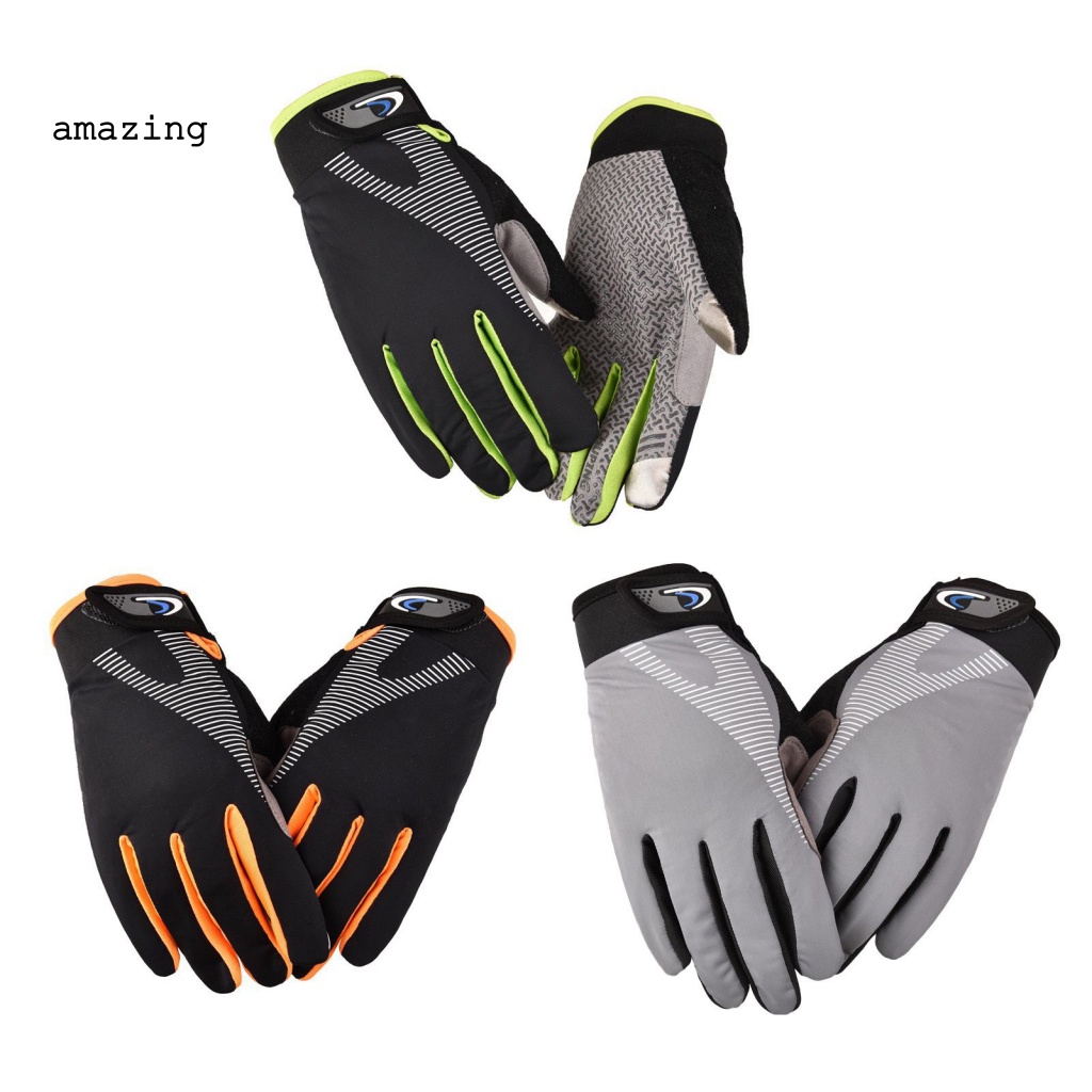 1 Đôi Găng Tay Vải Lụa Lạnh Thoáng Khí Chống Trượt Dùng Được Màn Hình Cảm Ứng